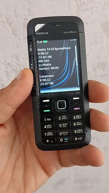 Nokia 5310, < 2 GB Memory Capacity, rəng - Qara, Düyməli, Zəmanət — 5