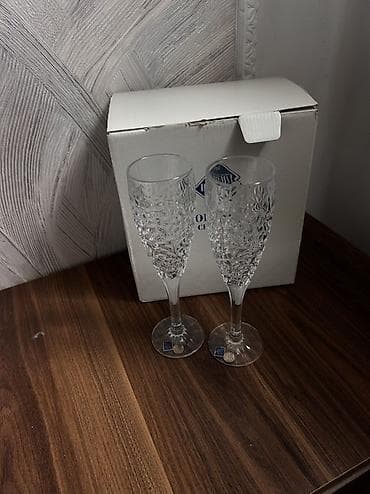 Qədəhlər, Xrustal, 6 ədədli dəst, Çexiya