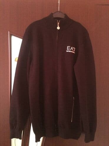 Костюмы: Мужской свитер, Emporio Armani, XL, цвет - Черный — 2