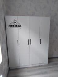 paltar qurutma: Yeni, Açılan, 4 qapılı Düz dolab, Qarderob, paltar dolabı, Azərbaycan — 1