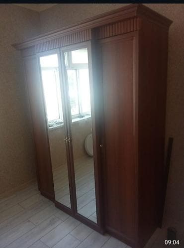 Klassik üslubda yataq otağı mebel dəsti - Material: qəhvəyi tonlarda