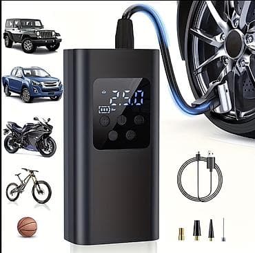 Шины и диски: Daşınan rəqəmsal hava kompressoru / nasos - Avtomobil, SUV, pikap — 1