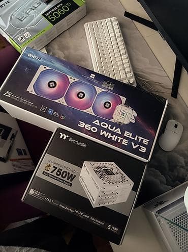 manitor hp: Şəkildə pc yə aid olan hər bir şey satılır. İ5-14600kf Gigabyte Rtx — 10