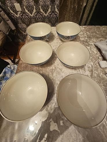 vilur sufreler: Kasalar, 6 ədədli dəst, rəng - Ağ, Farfor — 5