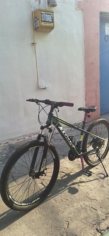 velosiped kameri: Toba dağ velosipedi - Çərçivə: Alüminium alaşımlı, yaşıl rəngli — 1