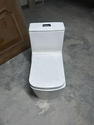 Sendviç panellər: Qiymət sondur Birparça unitaz (baklı), mərmər-ağ keramikadan — 1