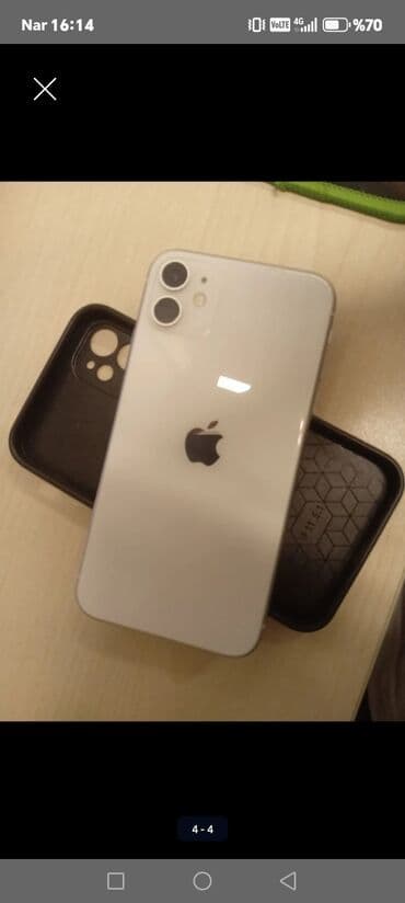 iphone x arxa şüşə qiyməti: IPhone 11, Ağ — 1