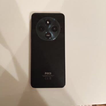 diş: Poco C75, 256 GB, rəng - Qara, Barmaq izi — 2