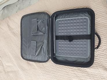 2.el telefon iphone: Notebook/planşet üçün çanta - Rəng: qara, incə mavi detallar - — 3