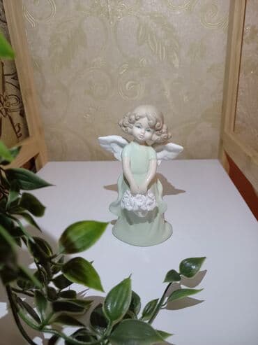 xanım ucun hədiyyə: Fiqur, Keramika, rəng - Ağ — 1