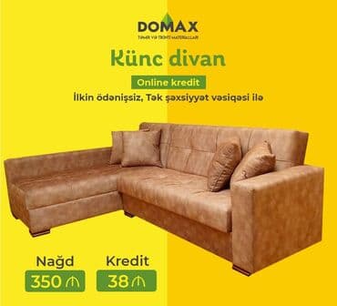ikinci əl kunc divanlar: Künc divan, Qonaq otağı üçün, Yataq otağı üçün, Parça, Bazalı, Açılan, Kitab — 12