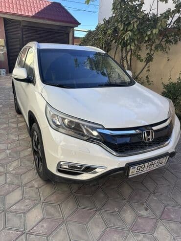 дом на колесах turbo az: Honda CR‑V, ağ rəng, 4x4 (AWD) Kuzov: şəhər krossoveri, aerodinamik — 1