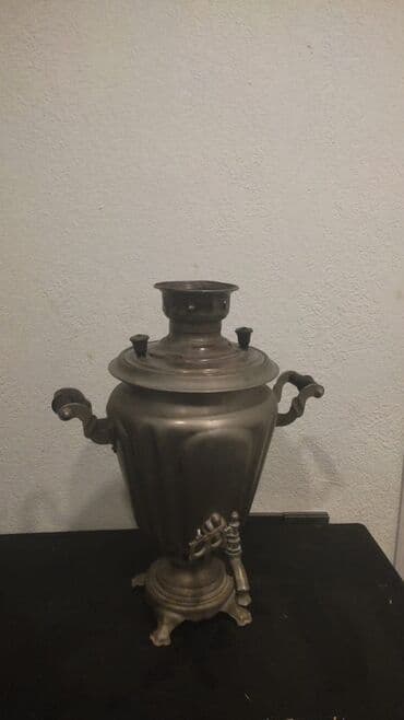 Кухонные плиты и варочные поверхности: Б/у Дровяной Самовар, 5 л, Самовывоз — 1