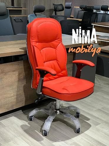 mebel satilir: Yeni, Təkərli, Qolları tənzimlənir, Dəri — 3