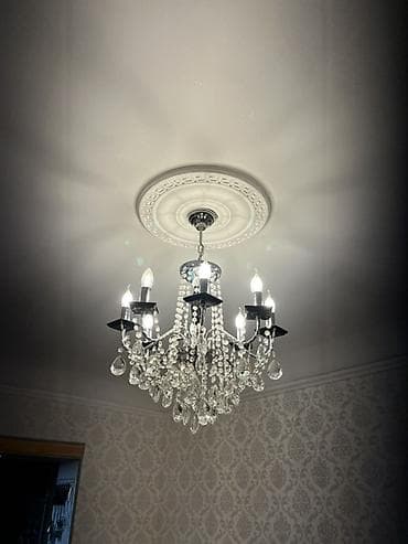 lan: Çılçıraq, 8 lampa, Xrustal — 3