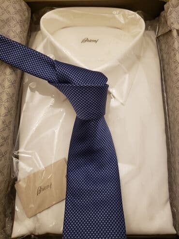 3 duymə koynək: Köynək, Brioni, 2XL, rəng - Yasəmən — 1