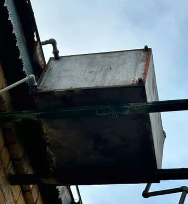 Bak, Paslanmayan polad, 1000 l l, İşlənmiş, Ünvandan götürmə