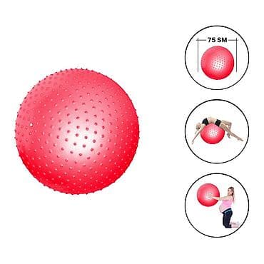 Toplar: Tikanlı pilates topu (75 sm),top,pilates topu 🪪 şəxsi̇yyət vəsi̇qəsi̇ — 4