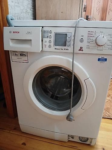 gencede ikinci el: Paltaryuyan maşın Bosch, 7 kq, İşlənmiş, Avtomat, Qurutma var, Kredit yoxdur, Ünvandan götürmə, Ödənişli çatdırılma, Rayonlara çatdırılma — 3
