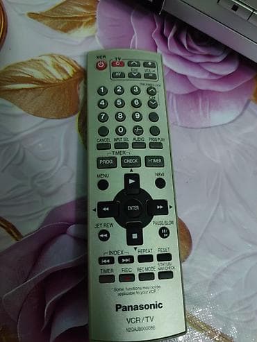 Digər TV və video məhsullar: Panasonic NV-MV21 videorekorderi

Tam işlək vəziyyətdədir.
Pultu var — 2