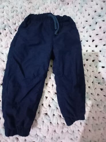 Uşaq şalvarı – tünd göy rəngdə - Model: rahat gündəlik şalvar - Rəng