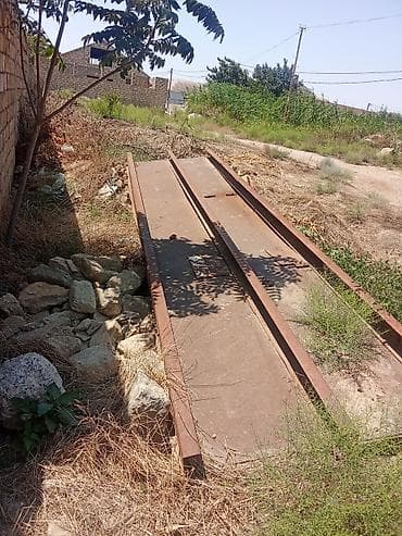 mini drel: Metalkonstruksiya körpü/trapeya tipli keçid platforması - Material — 1