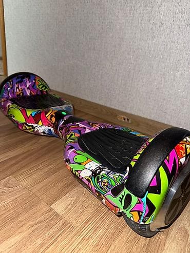 ucuz hoverboard: Qraffiti dizaynlı elektrikli hoverboard (self-balancing skuter) - — 4
