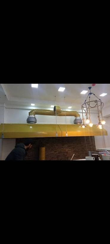 Restoran, kafe avadanlığı: Havalandirma Sistemlerin Hazirlanmasi ve Quraşdirilmasi, Her Dizaynda — 1