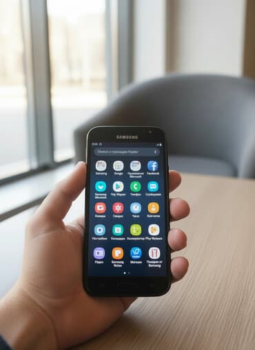 Samsung Galaxy J3 2017, 16 GB, rəng - Qara, Sensor