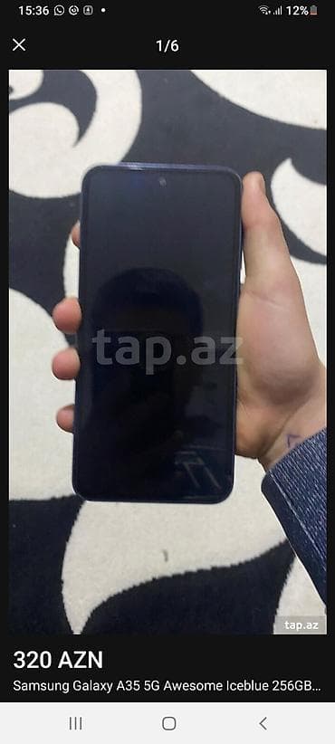 Samsung Galaxy A35, 256 GB, rəng - Mavi