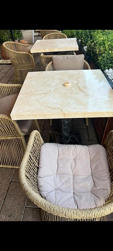 sutular: Balkon masası, Yeni, Açılmayan, Mərmər, Dördbucaq masa — 4