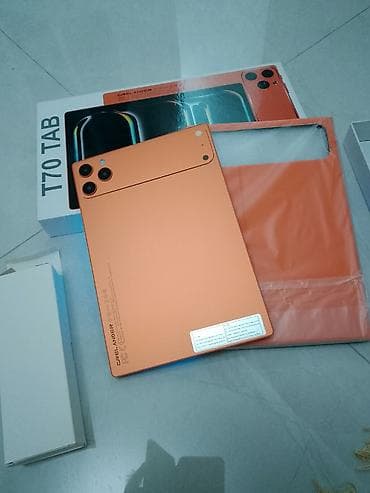 limitsiz internet: Creländer T70 Tab planşet - Rəng: narıncı (metallik arxa örtük) - — 2