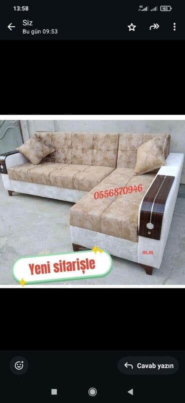 2.el çalışma masası: Künc divan, Yeni, Açılan, Bazalı, Parça, Pulsuz çatdırılma — 15