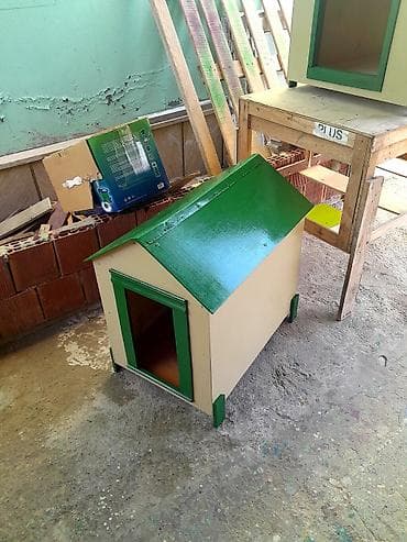 Taxta it evi - Material: möhkəm ağac lövhələrindən yığılmış — 2