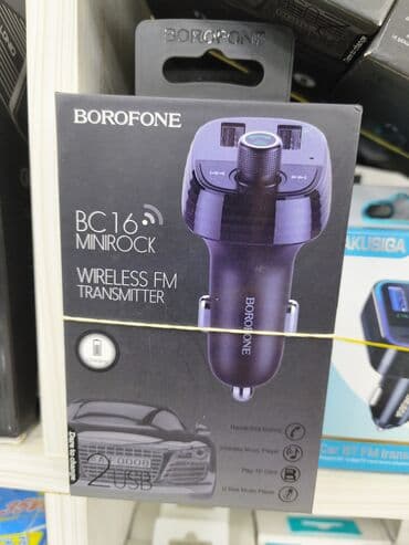 Lincoln: BOROFONE BC16 MiniRock – avtomobil üçün simsiz FM transmitter — 1