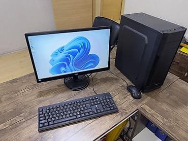 Masaüstü kompüterlər və iş stansiyaları: Intel Core i5-10500 CPU. DDR 4 ram 8gb artirmagda olur 2 slot. Disk — 1