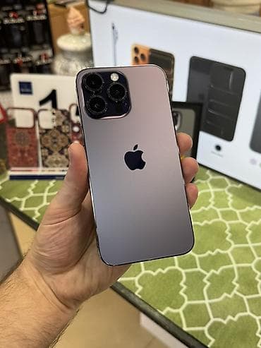 iphone 14 pro qiymət: IPhone 14 Pro Max, 256 GB, Deep Purple — 1