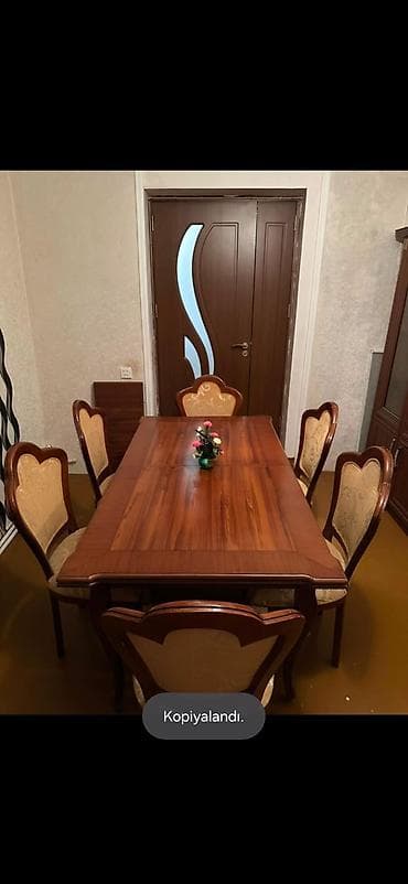 мебельные магазины в баку: 💫RR Masa desdi satlr kvadrat açlan masa +6 stul yaxşı vezyetde Qiymeti — 1