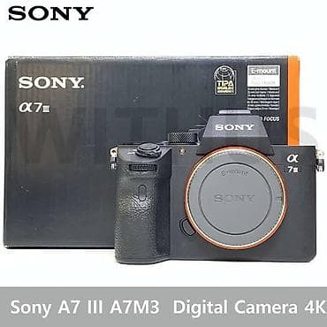 Sony Alpha A7 III (A7M3) tam kadr güzgüsüz fotoaparat - 24.2MP Exmor