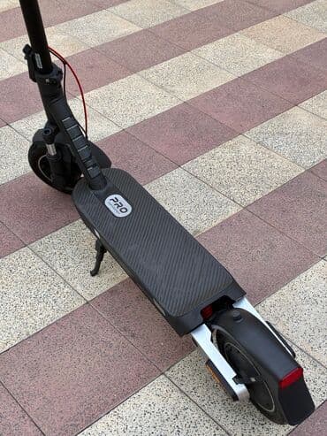 samakatlar elektiriksiz mingecevir ucuz: Elektrik skuter – “PRO” seriyası - Rəng: qara - Geniş, teksturalı — 7
