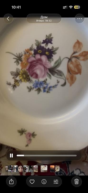 farfor nədir: Nahar dəsti, rəng - Ağ, Farfor — 3