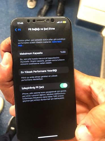 IPhone X, 64 GB, Qara, Zəmanət, Simsiz şarj, Face ID — 6