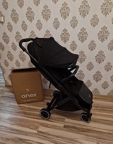 anex iq: Anex Air X uşaq arabası - Qara rəngli, kompakt və yüngül konstruksiya — 1