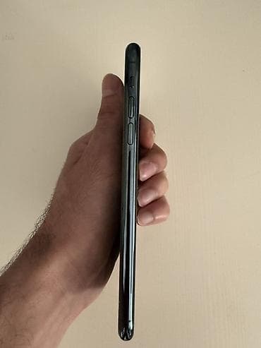 iphone xs max kreditle: IPhone 11 Pro Max, 256 GB, Matte Midnight Green, Barmaq izi, Face ID — 5