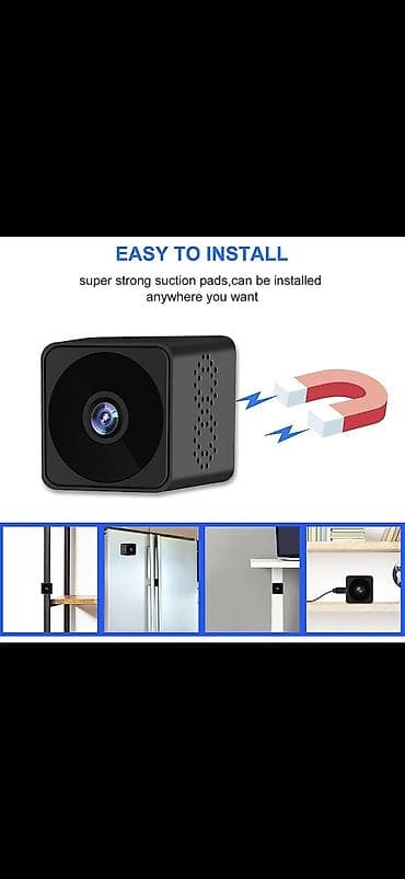 Mini Wi‑Fi təhlükəsizlik kamerası – maqnitli və asan quraşdırma