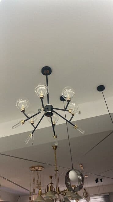 Çılçıraq, 7 lampa, Şüşə — 3