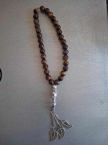 zen eau de parfum: Təbii “Pələng Gözü” daşlarından təsbeh tiqriniy qlaz.tiqroviy — 2