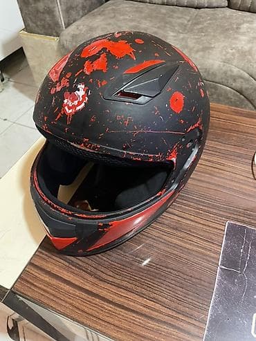 e motor: Tam üzlük motosiklet dəbilqəsi - Növ: Full-face (tam üz) - Rəng/üsul — 2
