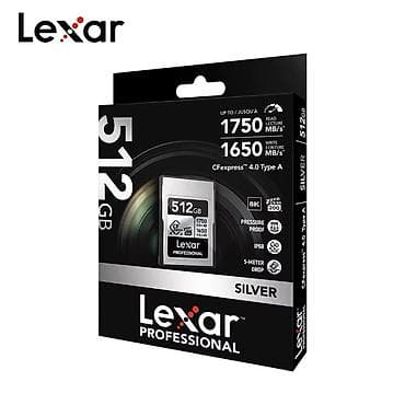 silver et ceken: Lexar Professional Silver CFexpress 4.0 Type A yaddaş kartı – 512 GB — 1