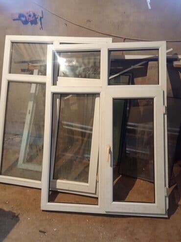 parket qiymeti: İşlənmiş İkiqat şüşə paketi Plastik pəncərə, Еni: 115 sm, Uzunluğu: 157 sm — 2
